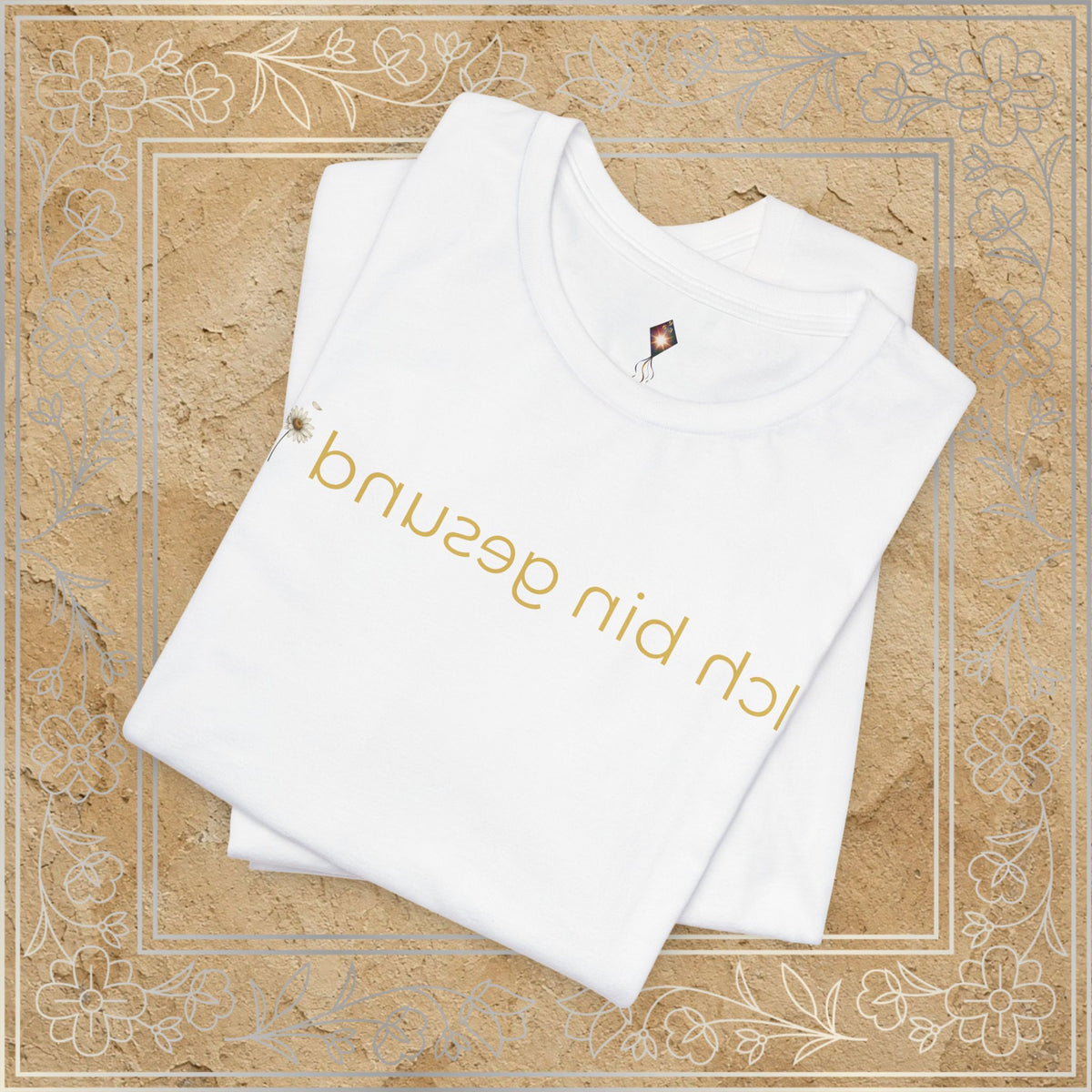 Mirror Message - "Ich bin gesund" (I am healthy)