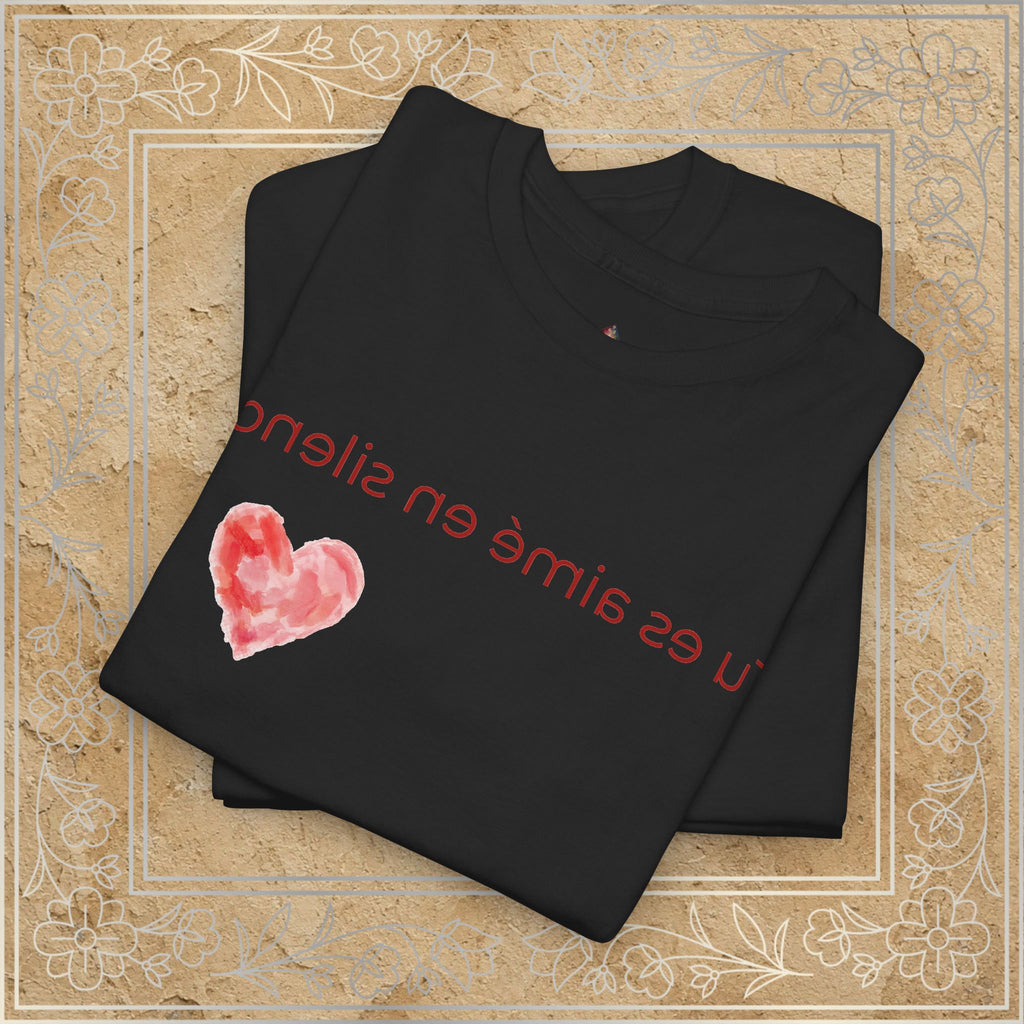 Mirror Message - "Tu es aimé en silence" (You are quietly loved)