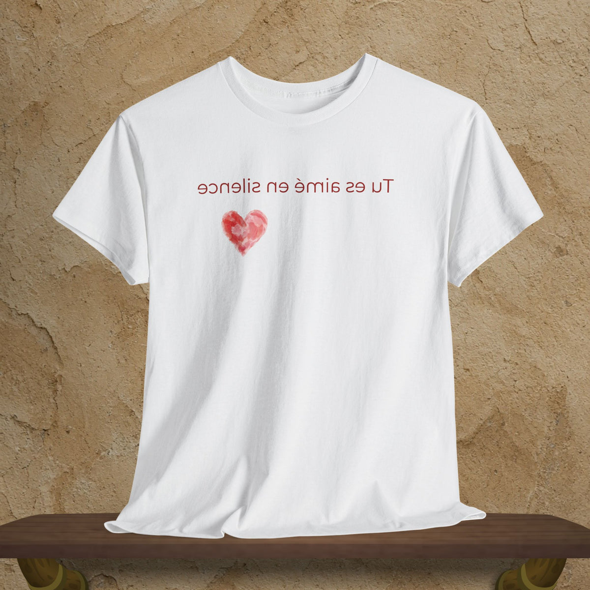Mirror Message - "Tu es aimé en silence" (You are quietly loved)