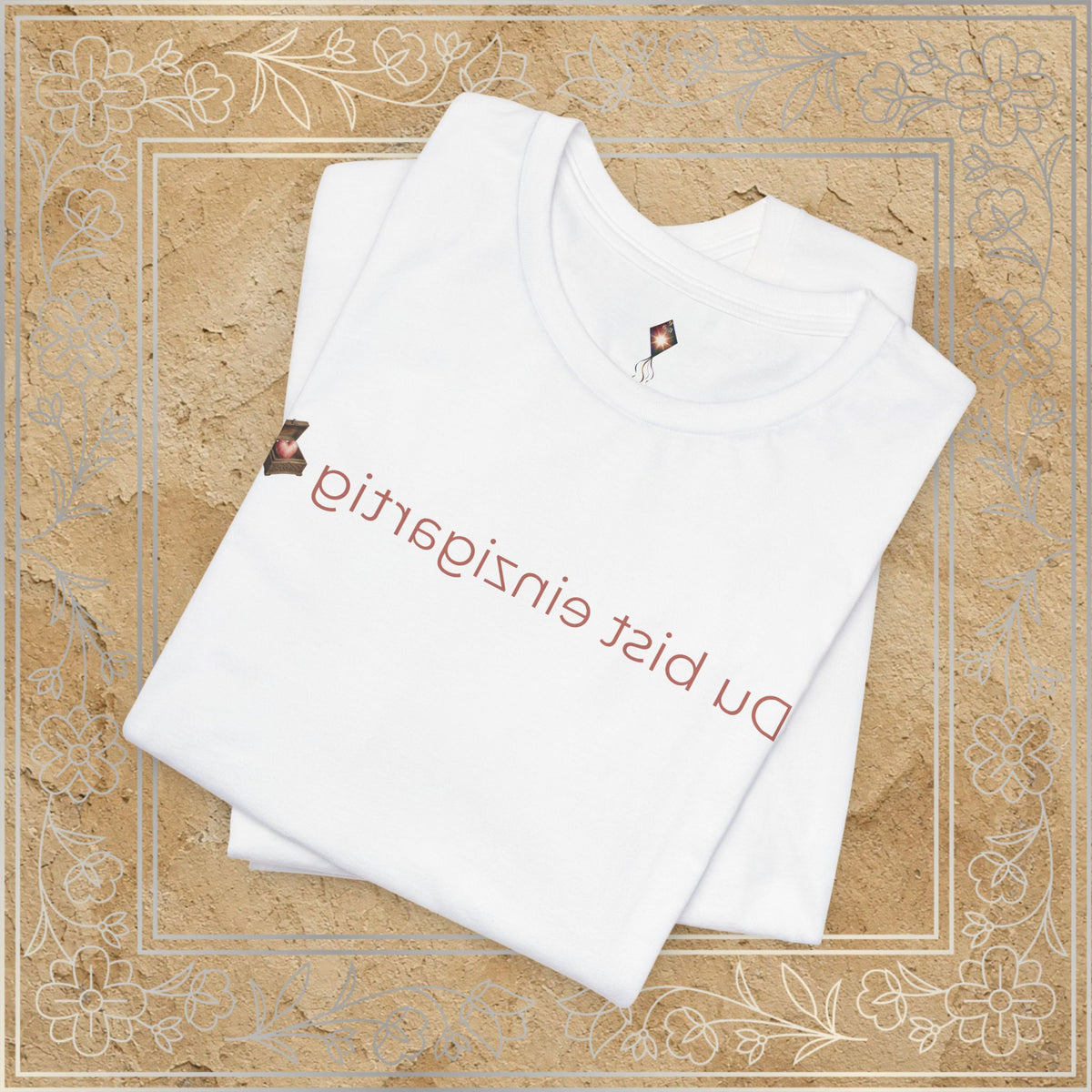 Mirror Message - "Du bist einzigartig" (You are unique)
