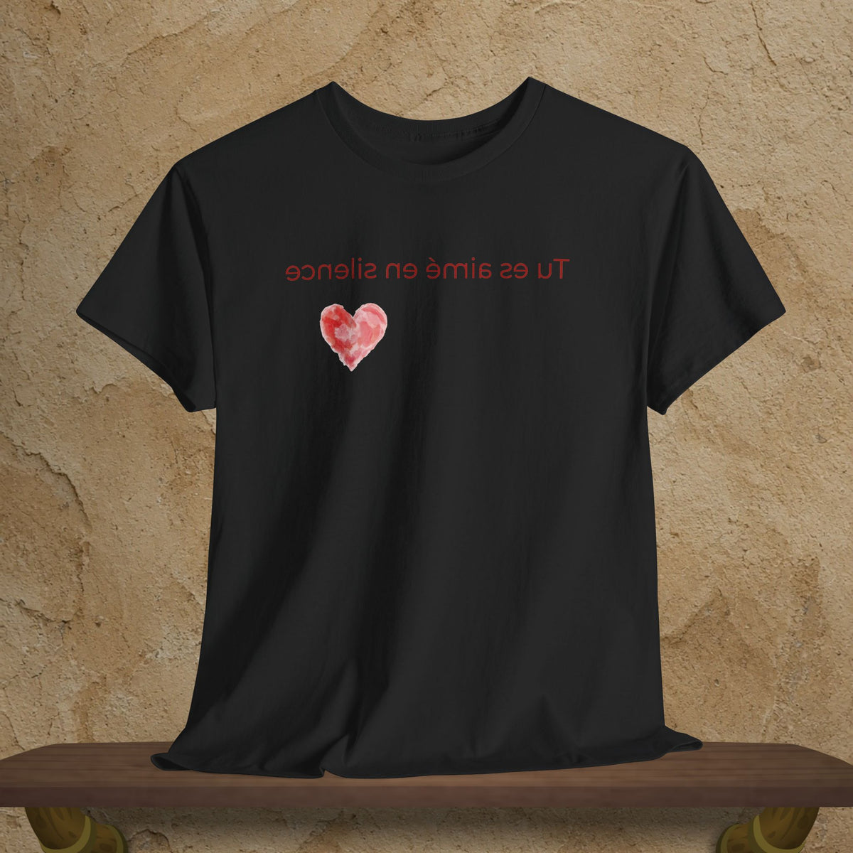 Mirror Message - "Tu es aimé en silence" (You are quietly loved)
