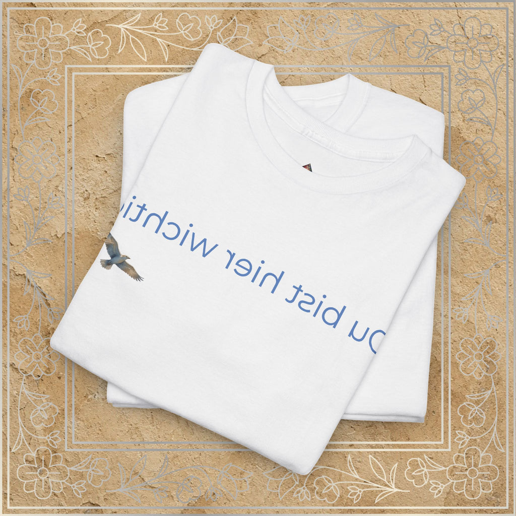 Mirror Message - "Du bist hier wichtig" (You matter)