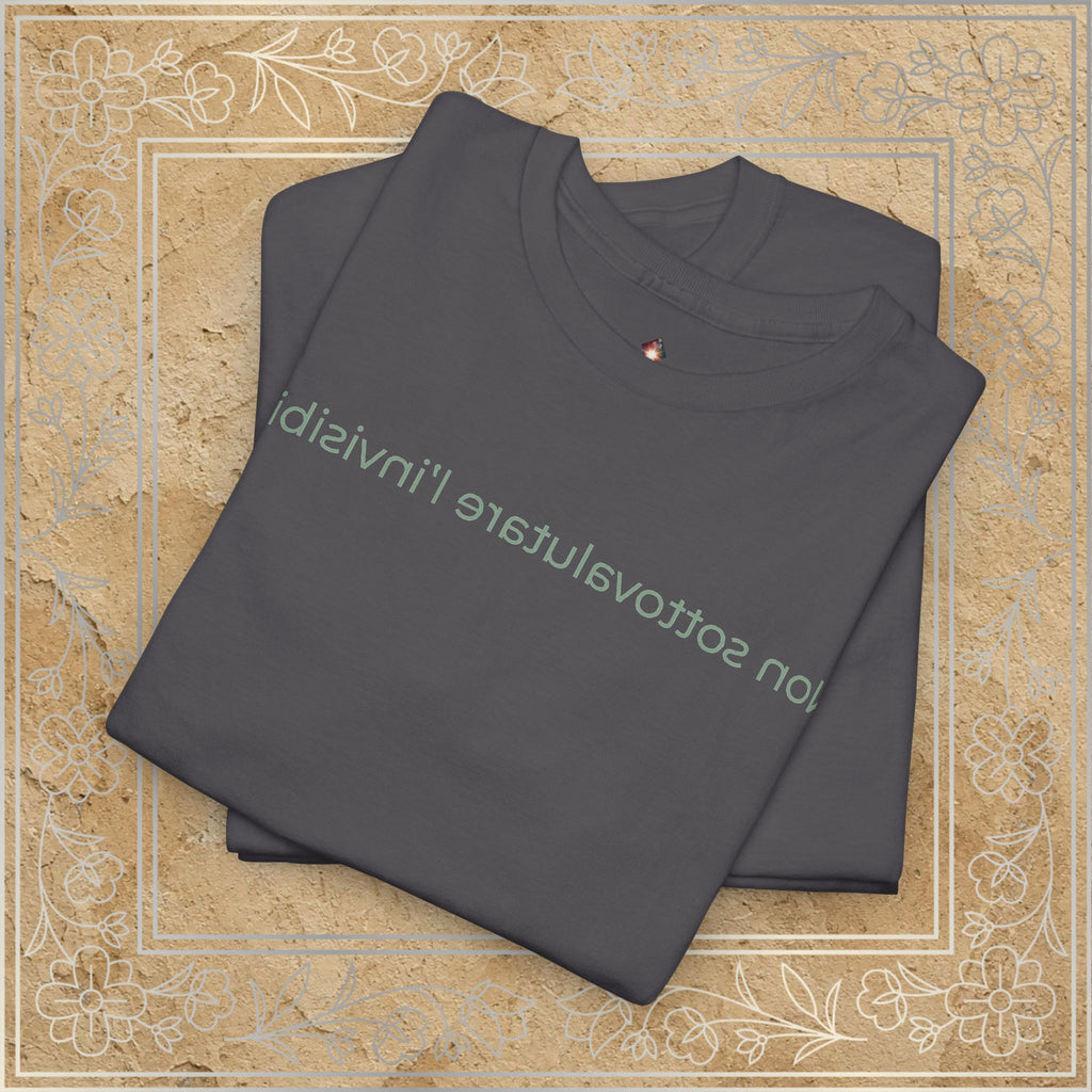 Mirror Message - "Non sottovalutare l’invisibile" (Don´t dismiss the unseen)