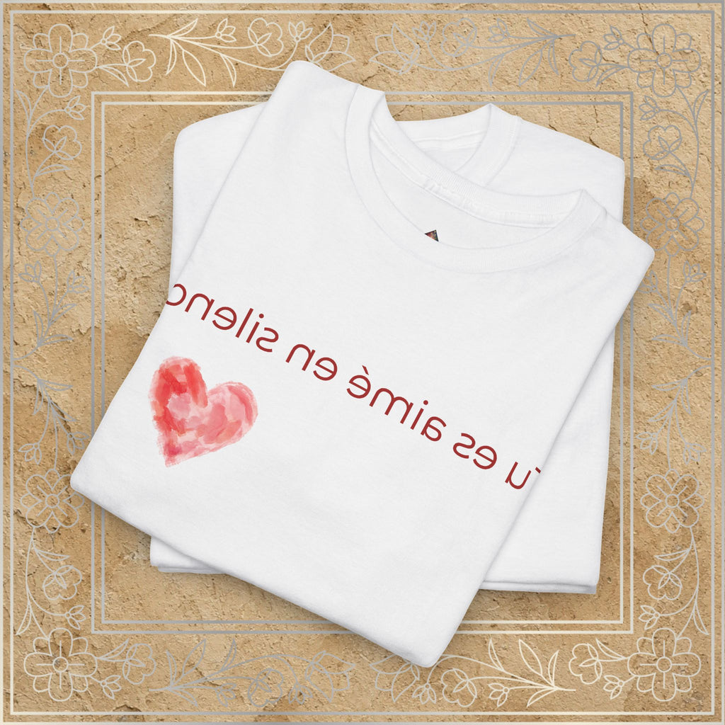 Mirror Message - "Tu es aimé en silence" (You are quietly loved)