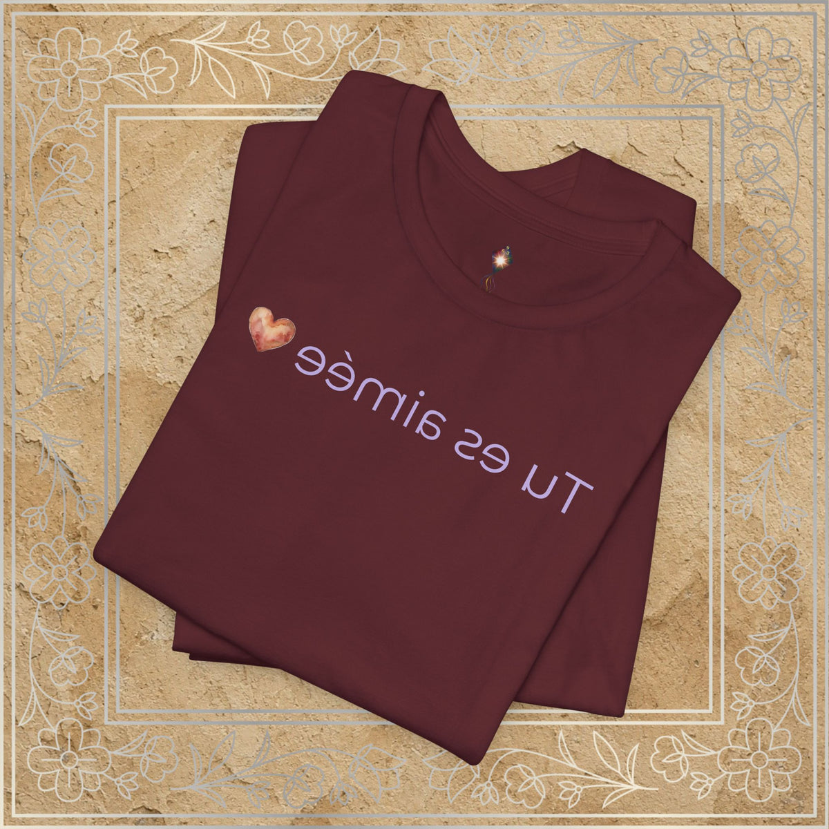 Mirror Message - "Tu es aimée"