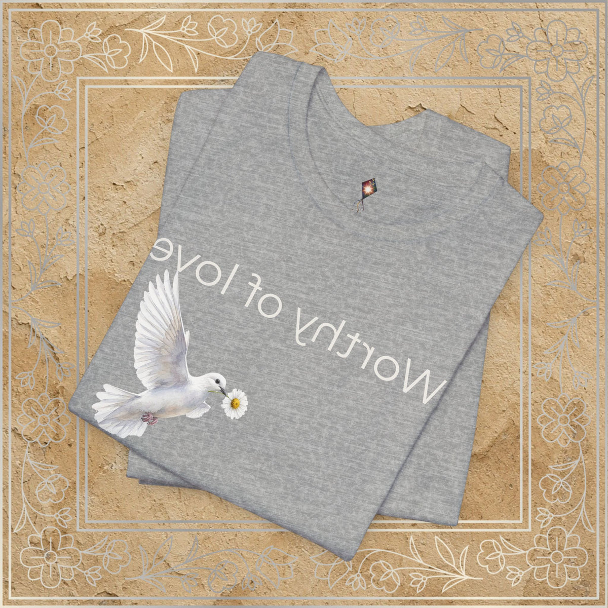 Mirror Message - "Worthy of love"