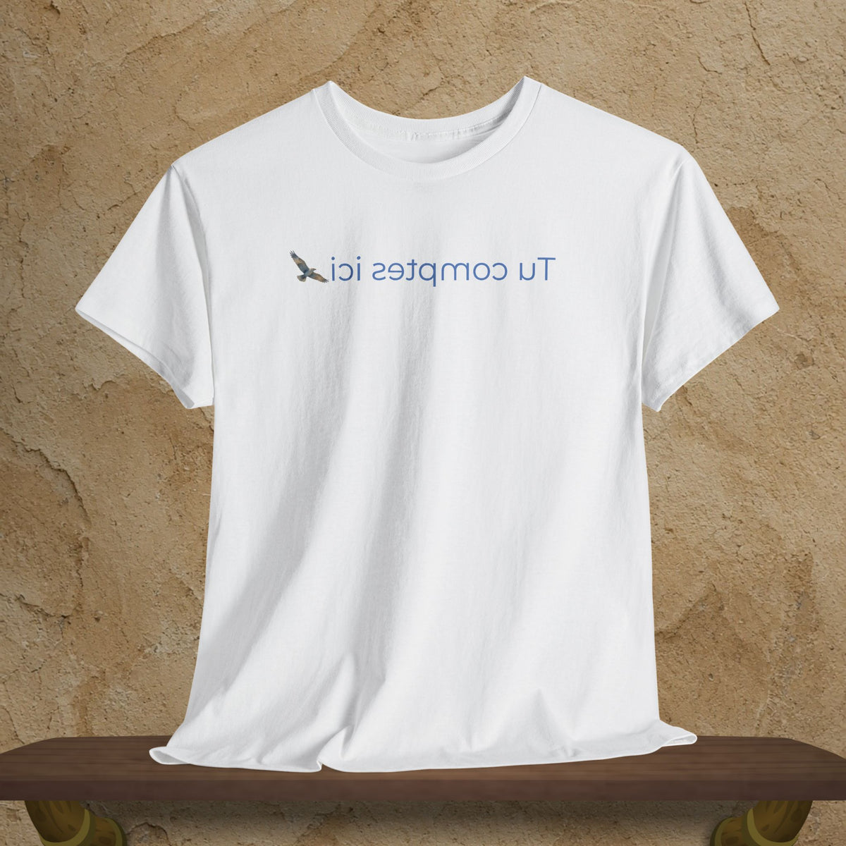 Mirror Message - "Tu comptes ici" (You matter here)