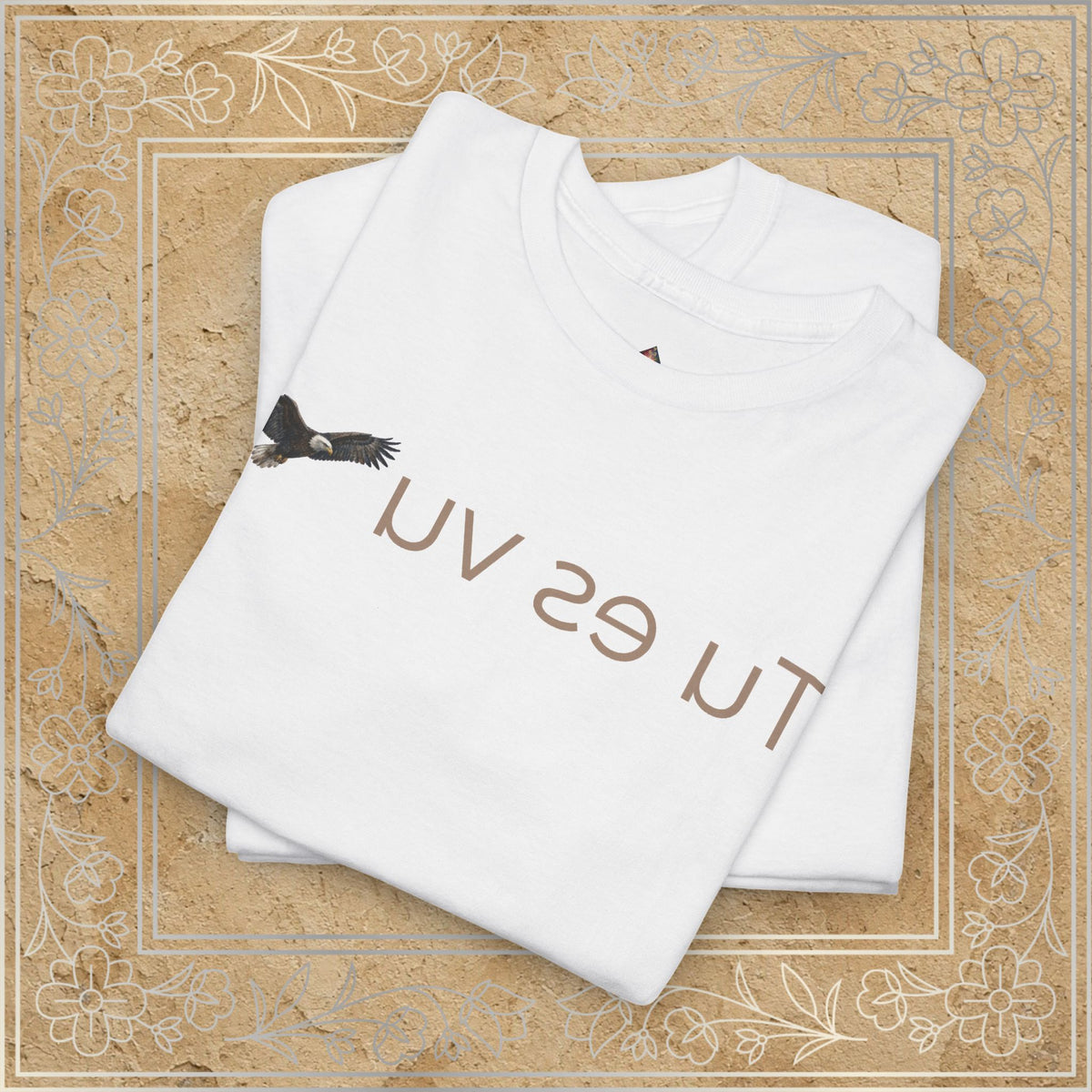 Mirror Message - "Tu es vu" (You are seen)