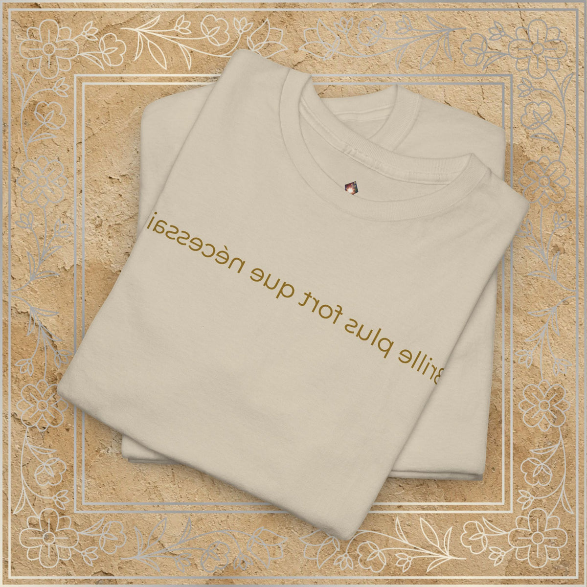 Mirror Message - "Brille plus fort que nécessaire" (Shine louder than necessary)
